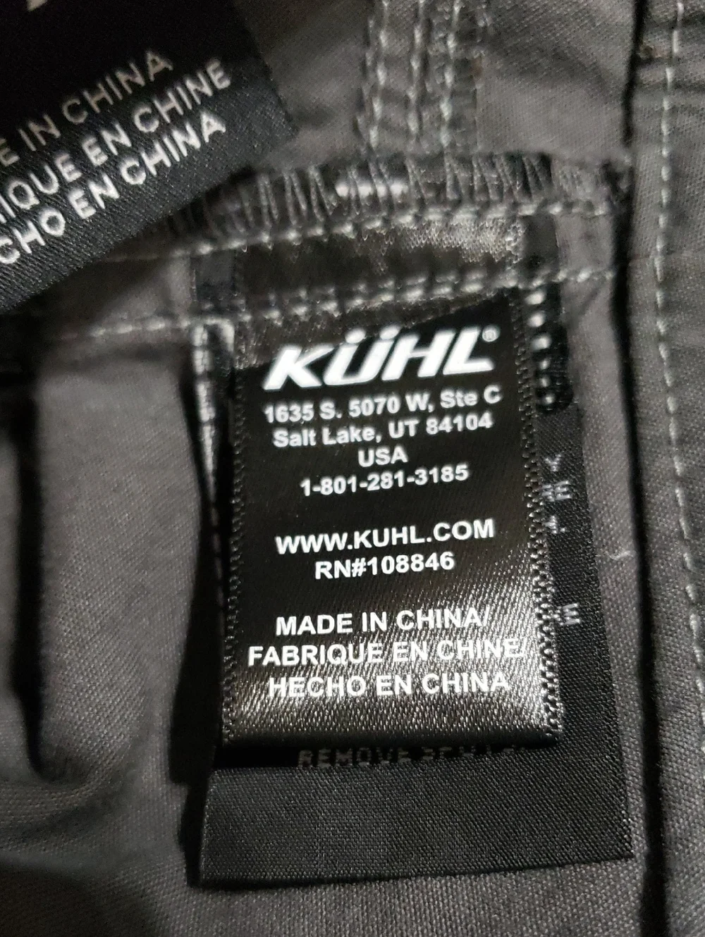 KÜHL Women's Splash Bermuda Shorts In Gray. Size: 8 - Picture 9 of 10